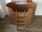 Preview: Japan Wanne Whirlpoolanlage, Gartenbadewanne, Holzbadewanne, Liegebadewanne, Holzwanne, handgefertigte Holzbadewannen